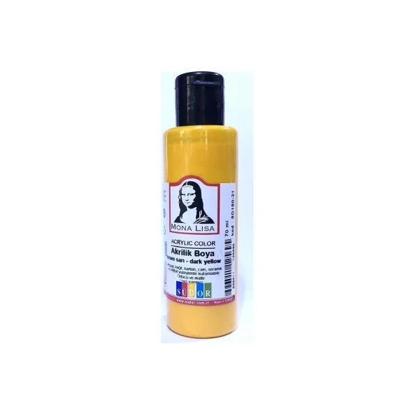 Monalisa Akrilik Boya 100 ML Krom Sarı Akrilik Boya (1 Adet) ürün görseli 1