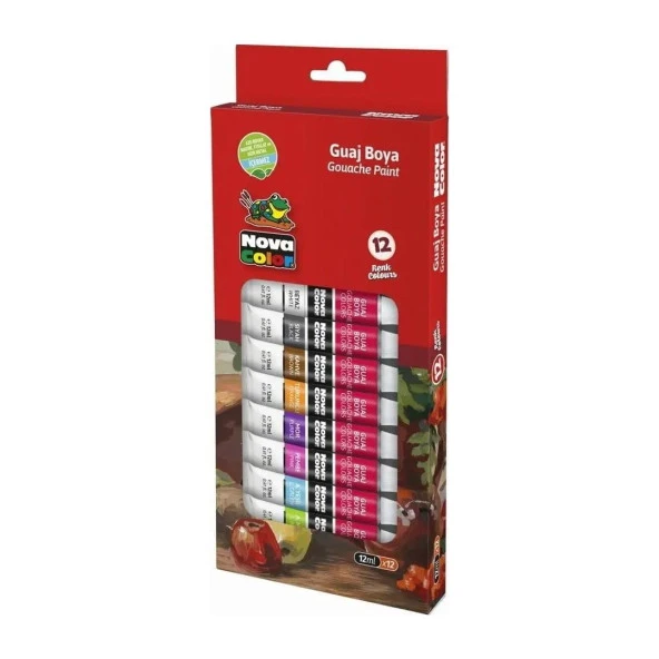 Nova Color Guaj Boya Tüp 12 Li 12 ML NC-781 ürün görseli 1
