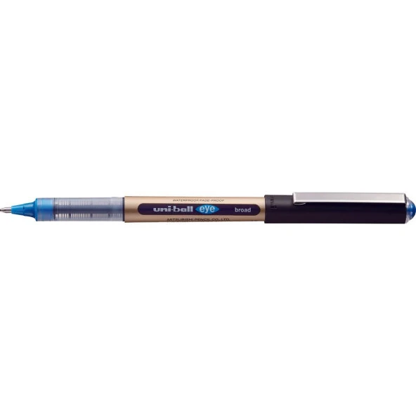 Uni-Ball Roller Kalem 10 Eye Broad Jel Bilye Uç İmza Kalemi 1.0 MM Mavi (1 Adet) ürün görseli 1