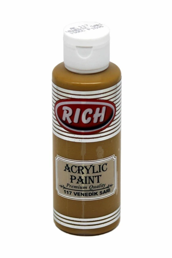 Rıch Akrilik Boya 120 CC Venedik Sarı 117 ürün görseli 1
