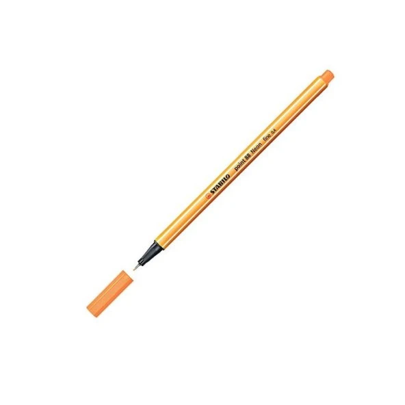 Stabilo Keçe Uçlu İnce Kalem 88 Point 0.4 MM Fosforlu Turuncu 88/054 ürün görseli 1
