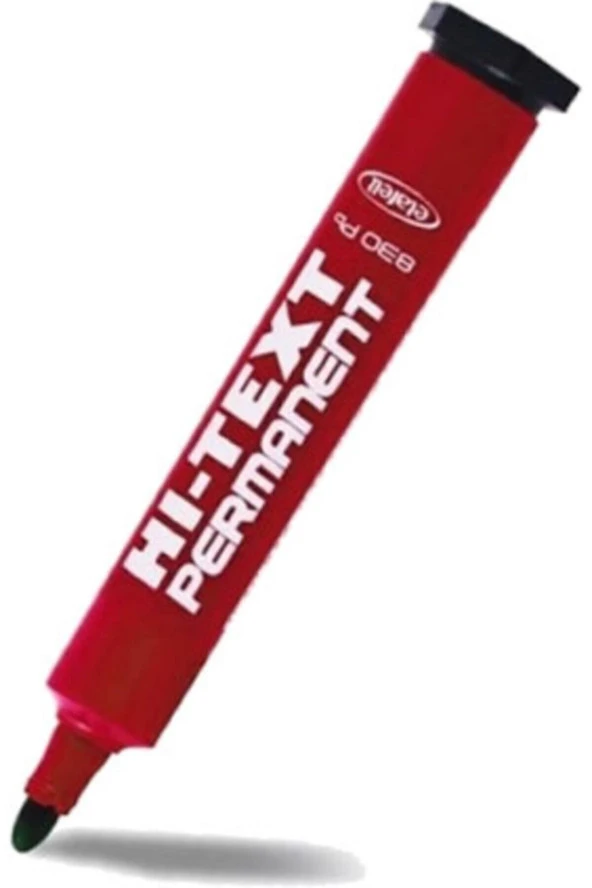 Hi-Text Markör Yuvarlak Uçlu Kırmızı 830PB ürün görseli 1