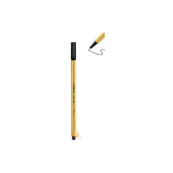 Stabilo Keçe Uçlu İnce Kalem 88 Point 0.4 MM Siyah 88/46 ürün görseli 1