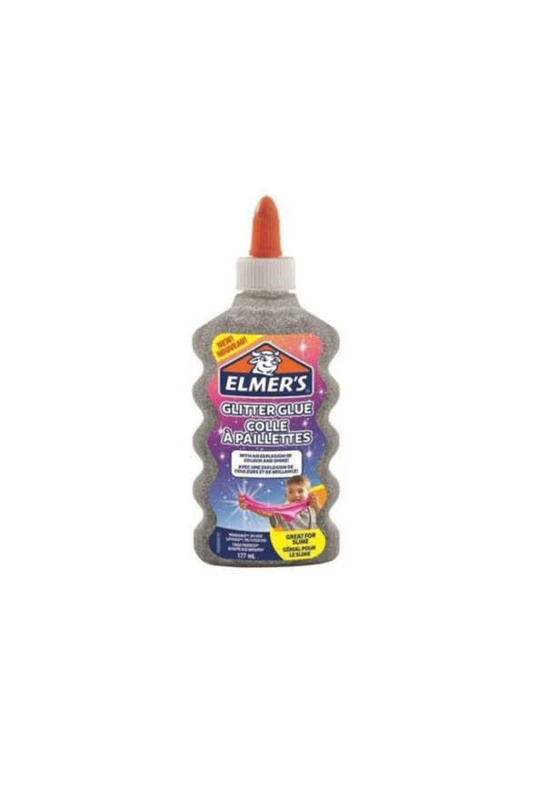 Elmer's Simli Slime Yapıştırıcı 177 ml Gümüş ürün görseli 1