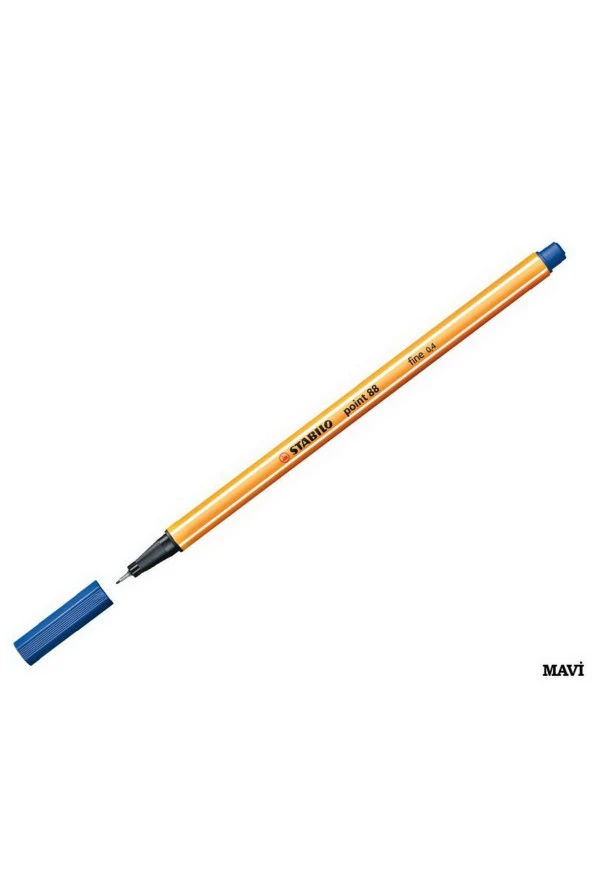 Stabilo Keçe Uçlu İnce Kalem 88 Point 0.4 MM Mavi 88/41 ürün görseli 1