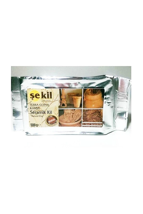 Şekil Seramik Hamuru Terracotta 500 GR Kahverengi VK500KHV ürün görseli 1