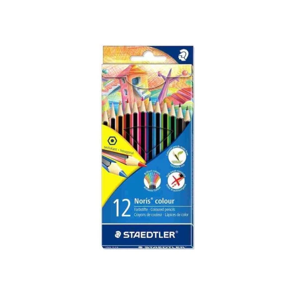 Staedtler Kuru Boya Norıs Color 12 Lİ 185 C12 ürün görseli 1