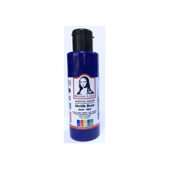 Monalisa Akrilik Boya 100 ML Prusya Mavi Akrilik Boya (1 Adet) ürün görseli 1