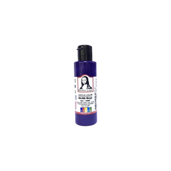 Monalisa Akrilik Boya 70 ML Mor Akrilik Boya (1 Adet) ürün görseli 1