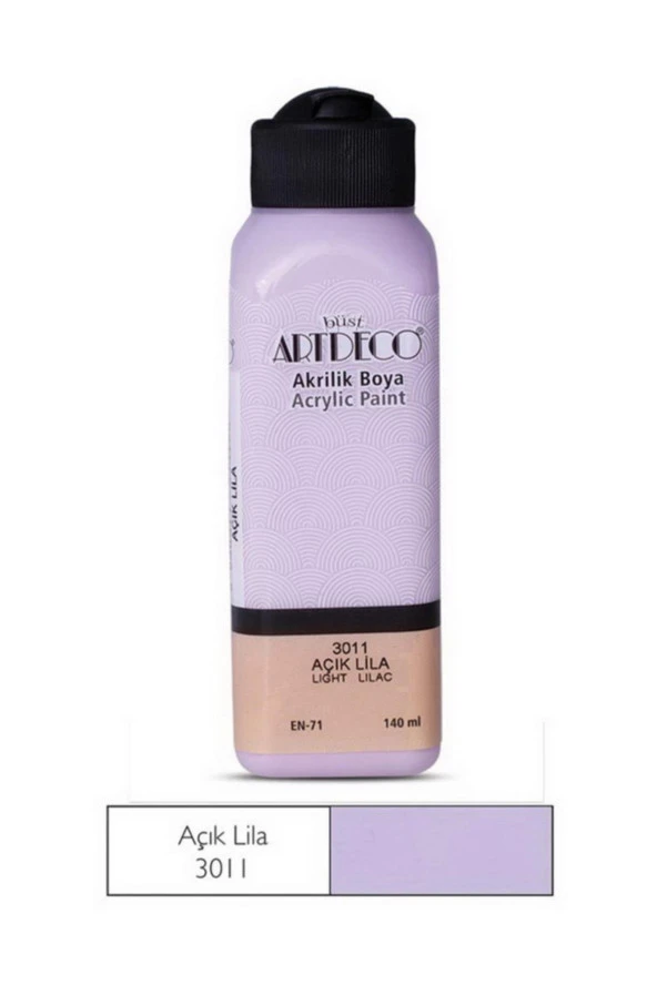 Artdeco Akrilik Boya 140 ML Açık Lila 070R-3011 ürün görseli 1
