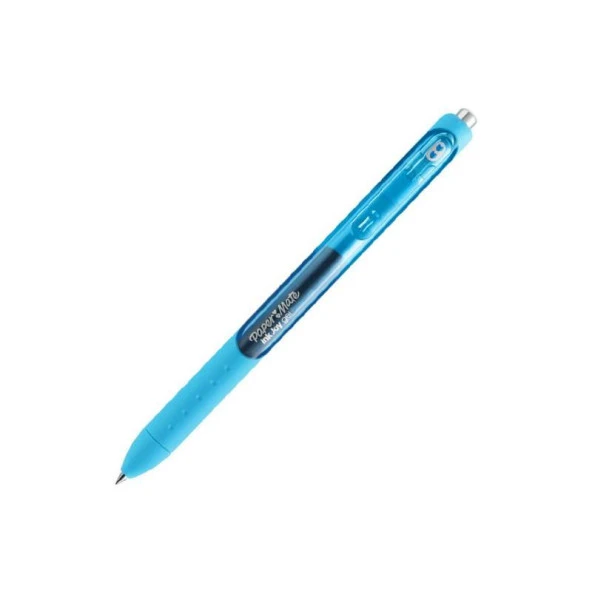 Paper Mate Inkjoy Gel Üstten Basmalı Jel Kalem Açık Mavi ürün görseli 1