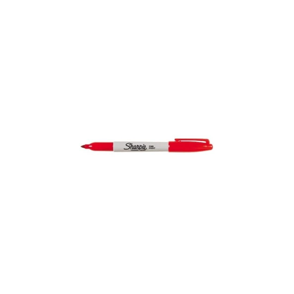 Sharpie Markör Permanent Fine Yuvarlak Uçlu Kırmızı 1741832 ürün görseli 1