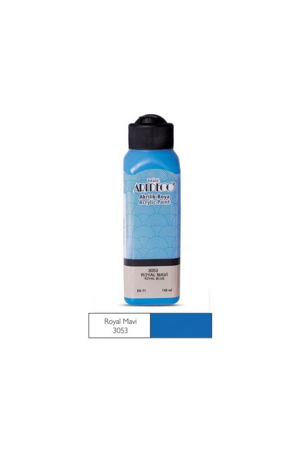 Artdeco Akrilik Boya 140 ML Royal Mavi 070R-3053 ürün görseli 1
