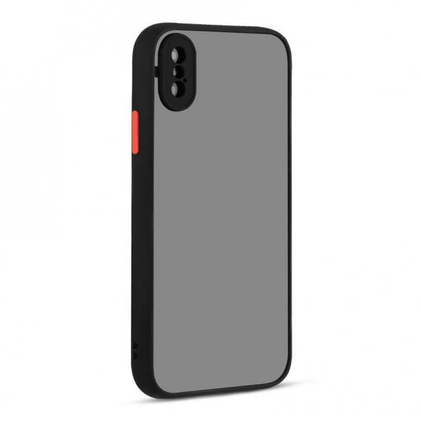 Apple iPhone XS Max 6.5 Kılıf Kamera Korumalı Mat Sert Lüx Rubber ürün görseli 1