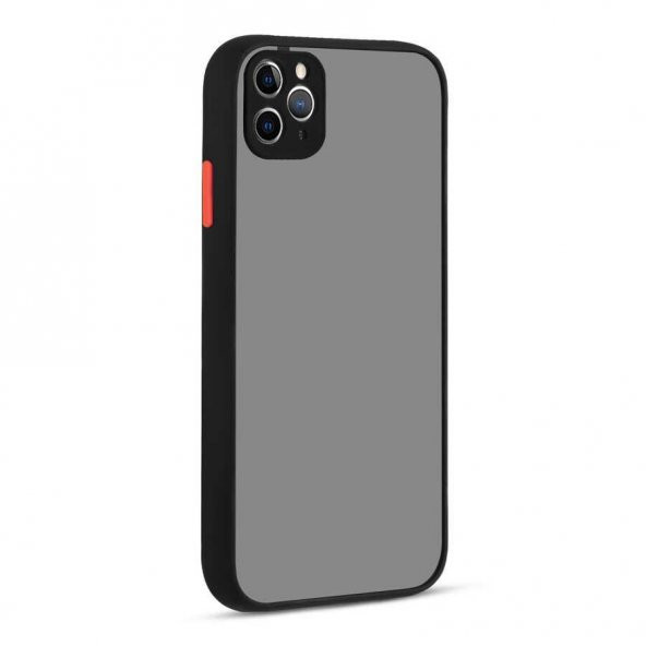 Apple iPhone 11 Pro Max Kılıf Kamera Korumalı Mat Sert Lüx Rubber ürün görseli 1