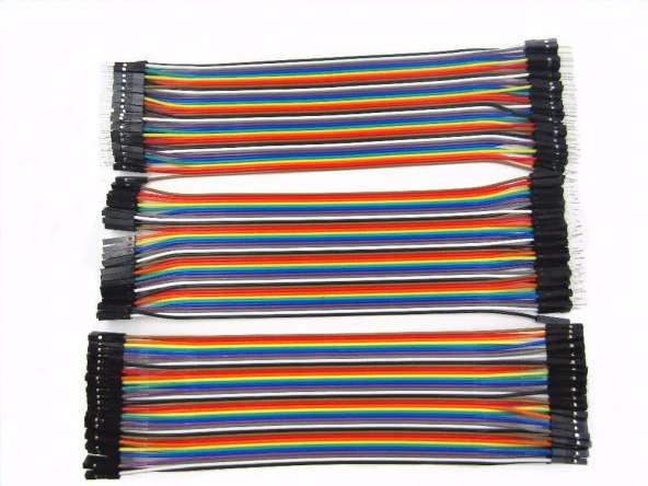 Arduino 120 Adet 20 cm Jumper Kablo Set 3 Adet 40 pin Seti Kablo ürün görseli 1