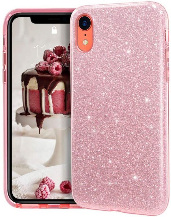 Apple iPhone XR 6.1 Kılıf ​​​Zore Eni Parıldayan Taşlı Kılıf ürün görseli 1