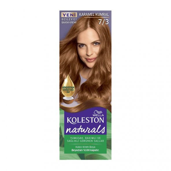 Koleston Naturals  7/3 Karamel Kumral Kalıcı Krem Boya ürün görseli 1