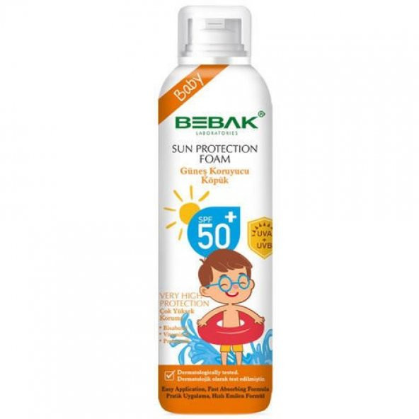 Bebak Güneş Koruyucu Köpük 150ml - Resim 2