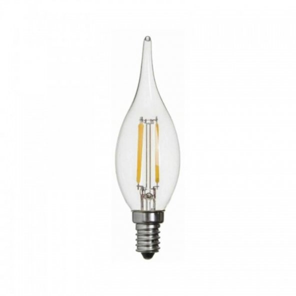 Global K2 KES498 4W E14 Günışığı Led Flamanlı Kıvrık Buji Ampul ürün görseli 1