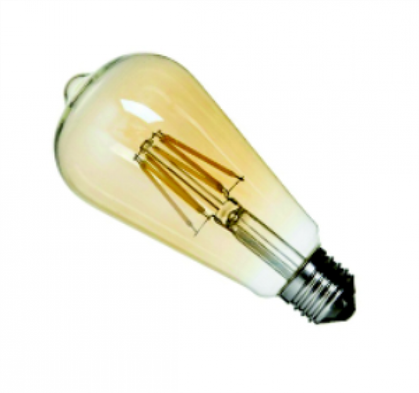 Kendal ST64 ARMUT FLAMANLI FLAMENT LED RUSTİK EDİSON AMPUL ürün görseli 1
