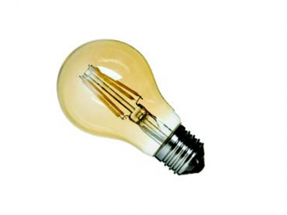 Global Ledli Flaman Rustik Ampul 6w, 660 lm, E27, Sarı Işık KES60 ürün görseli 1