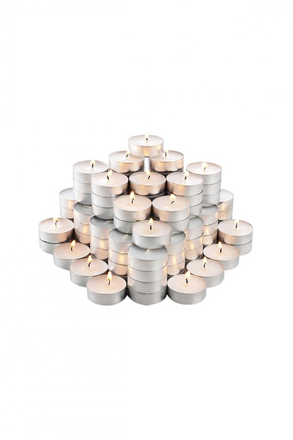 Kına Atölyesi Tealight Dekoratif Mum 100lü ürün görseli 1