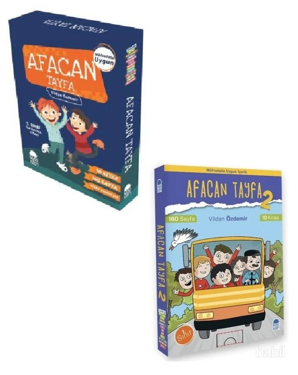 Mavi Kirpi 1. Sınıf Afacan Tayfa 1. ve 2. Set 20 Kitap ürün görseli 1