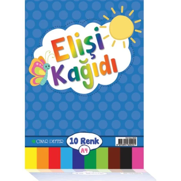 Çınar Elişi Kağıdı 10 Lu Karışık ürün görseli 1