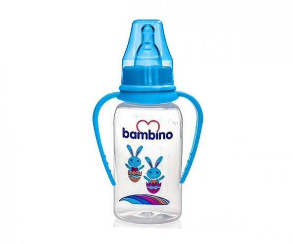 Bambino 0+ Ay Natural Pp Kulplu Biberon 150 Ml - Mavi ürün görseli 1