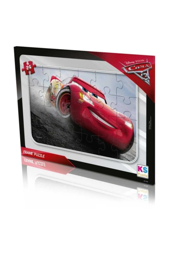 Ks Games Puzzle 24 Parça Cars Frame CR.704 ürün görseli 1