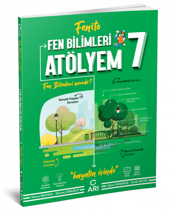 Arı 7.sınıf Fenito Fen Bilimleri Atölyem + Yazılı eki ürün görseli 1