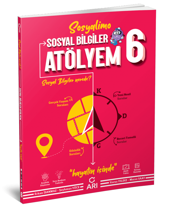 Arı 6.sınıf Sosyalimo Sosyal Bilgiler Atölyem + Yazılı eki ürün görseli 1