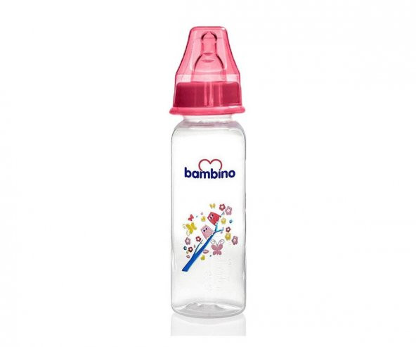 Bambino 0+ Ay Standart Pp Biberon 250 Ml - Pembe ürün görseli 1
