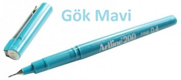 ARTLINE FINELINER KALEM GOK MAVISI (EK-200) ürün görseli 1