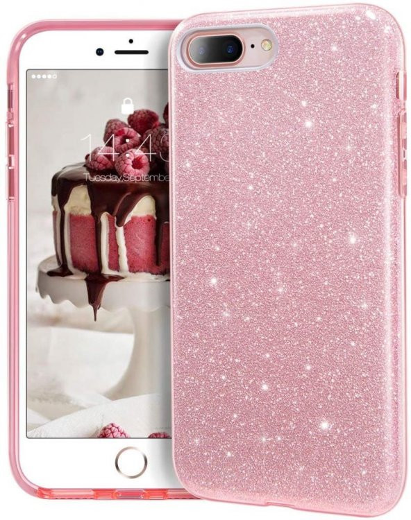 Apple iPhone 8 Kılıf ​​​Zore Eni Parıldayan Taşlı Kılıf ürün görseli 1