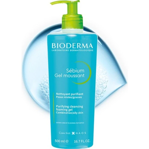 Bioderma Sébium Foaming Gel 500 ml ürün görseli 1