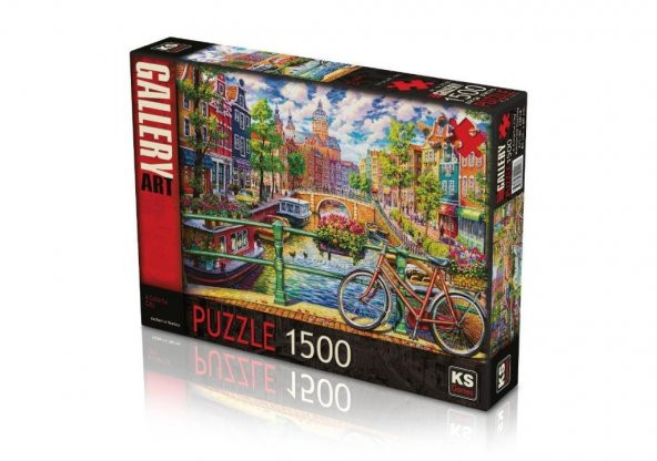 KS PUZZLE 1500 PARCA COLORFUL CITY ürün görseli 1