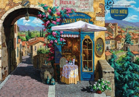 KS PUZZLE 2000 PARCA RISTORANTE ANTICO MARTINI - Resim 2