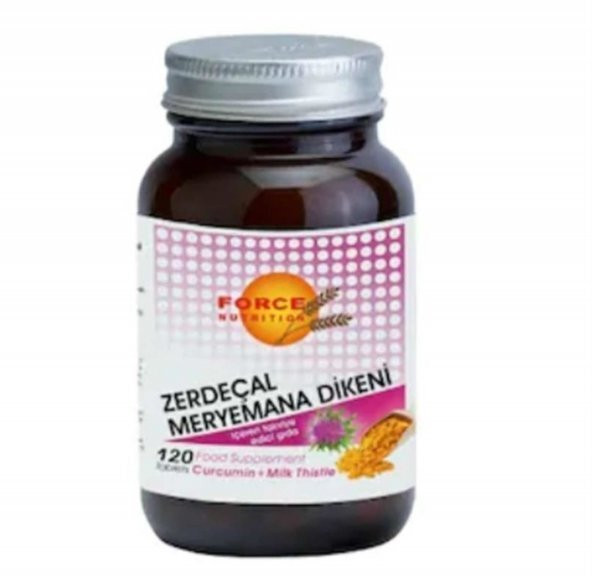Force Nutrition Zerdeçal Milk Thistle 60 Tablet ürün görseli 1