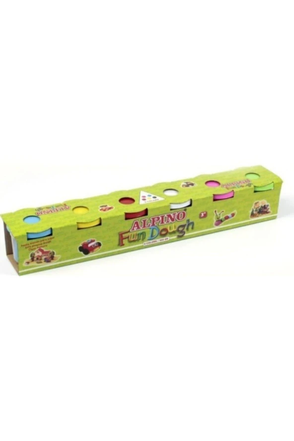 Alpino Oyun Hamuru 6 Renk 600 Gram Oyun Hamuru ürün görseli 1