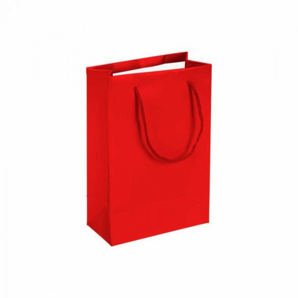 KARTON ÇANTA KIRMIZI 20CM X 25CM - 1 ADET ürün görseli 1