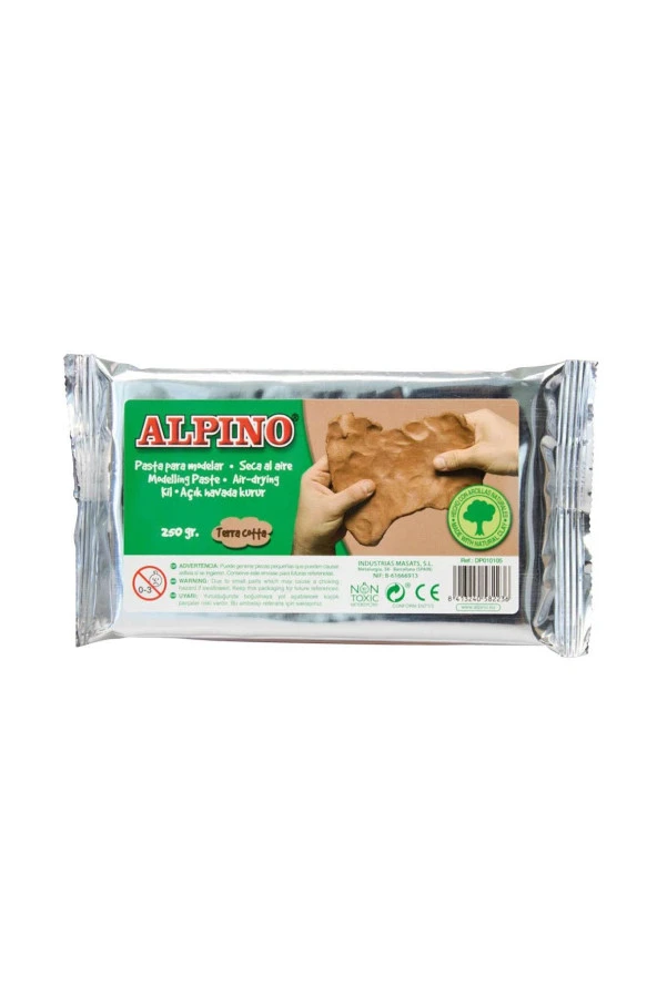 Alpino Seramik Hamuru 250 GR Kahverengi Seramik Hamuru ürün görseli 1
