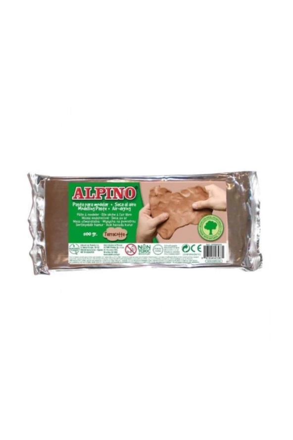 Alpino Seramik Hamuru 500 GR Kahverengi Seramik Hamuru ürün görseli 1