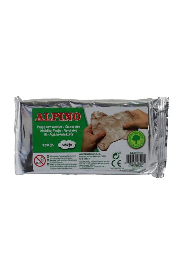 Alpino Seramik Hamuru 250 GR Beyaz Seramik Hamuru ürün görseli 1