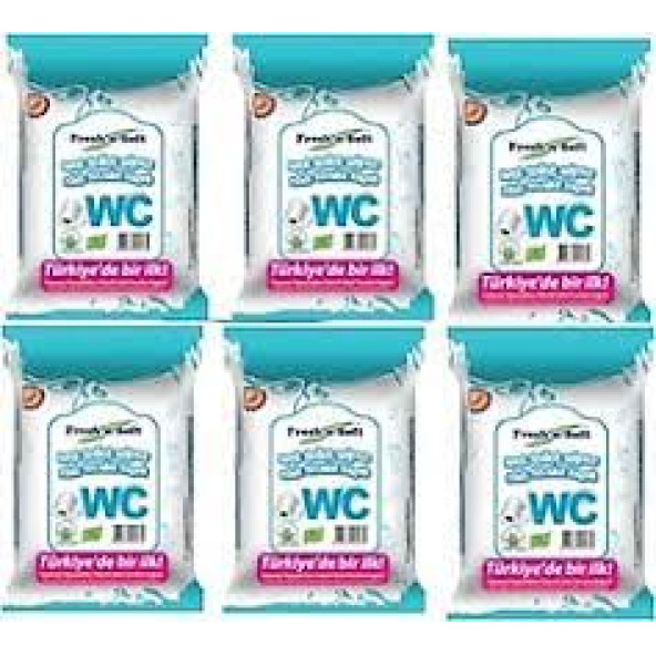 FRESHNSOFT Wc Islak Tuvalet Kağıdı 60'lı 6 Paket/360 Yaprak ürün görseli 1