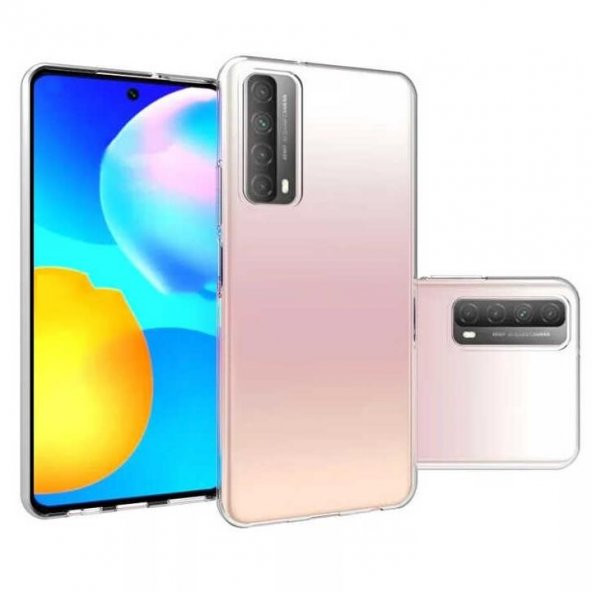 Huawei P Smart 2021 Kılıf İnce Lüks Kamera Çıkıntılı Silikon ürün görseli 1