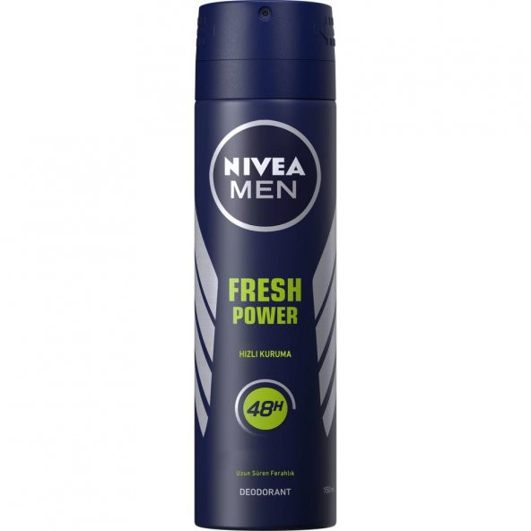 Nivea Fresh Power Sprey Deodorant 150Ml Erkek - Resim 2