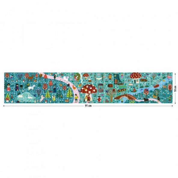 Headu Puzzle + Stickers Fantastic World MU24933 - Resim 3