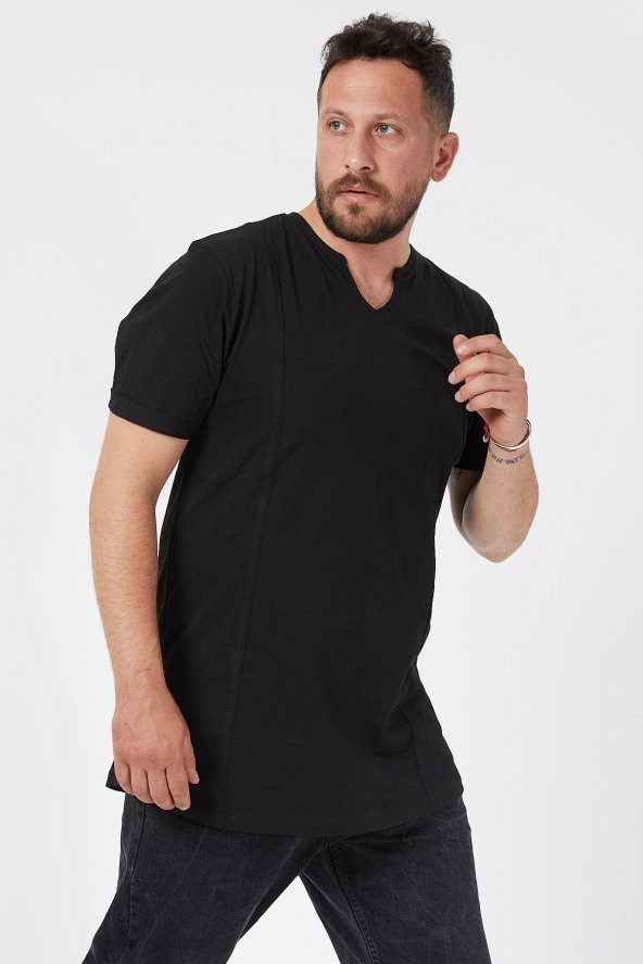 Trair Acik V Yaka Tshirt - Resim 8